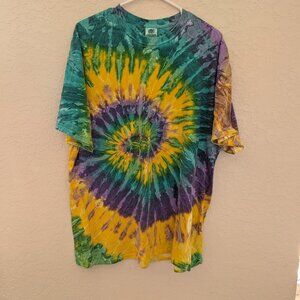 Vintage Colortone Tie Dye 90s T Shirt Size 2XL